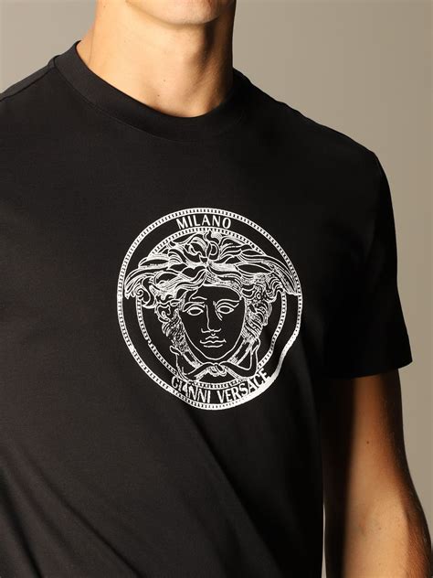 versace herren t-shirt schwarz schwarz medium|VERSACE (Wanda Plaza).